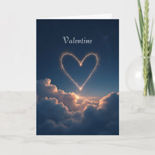 Hart Sterrenbeeld Valentijnskaart Feestdagen Kaart