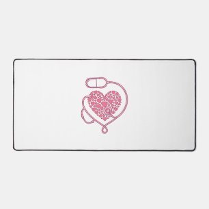 Hart Stethoscoop Medische Liefde Vector T-shirt On Bureaumat