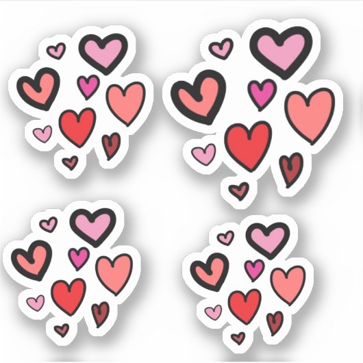 hart sticker (Voorkant)