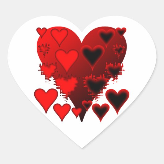 hart sticker (Voorkant)