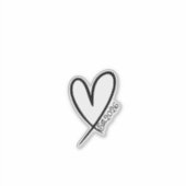 hart  sticker (Voorkant)