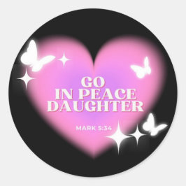 Hart Sticker Bijbelvers Sticker Geloof Sticker