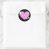 Hart Sticker Bijbelvers Sticker Geloof Sticker (Tas)