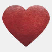 hart sticker leder (Voorkant)