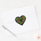 Hart Sticker-rode rozen Sticker (Envelop)