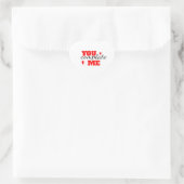 Hart Sticker - Schattigee Liefde Decal (Tas)