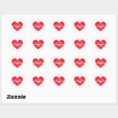 Hart Stickers Kus (Vel)