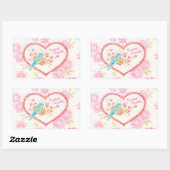 Hart Stickers Sweet Tweets Blue Bird Floral (Vel)