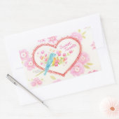 Hart Stickers Sweet Tweets Blue Bird Floral (Envelop)