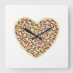 Hart Stippen Wandklok