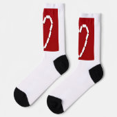 Hart. Stop depressie. BemanningsSokken Sokken (Links)