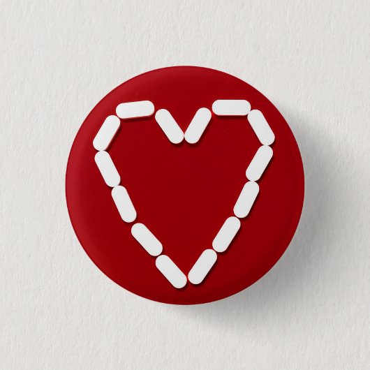 Hart. Stop depressie. Button (Voorkant)