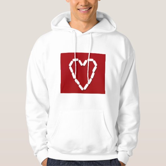 Hart. Stop depressie. Hoodie (Voorkant)