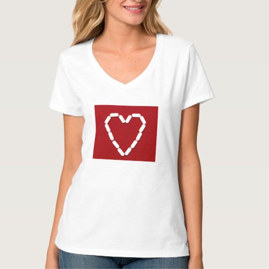 Hart. Stop depressie. T-shirt (Voorkant)