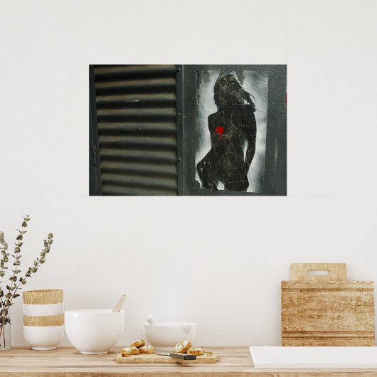 Hart stoppen poster (Keuken)