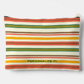 Hart Stripe Patroon Unieke Custom Accessoire Bag Etui (Achterkant)