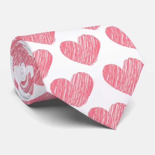 hart stropdas (Opgerold)