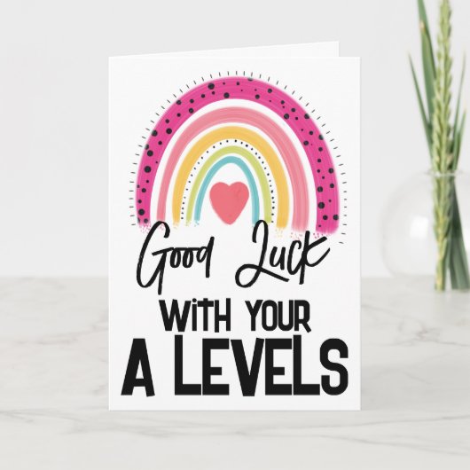 Hart: Succes met dit examen! Kaart (Voorkant)