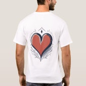hart t-shirt (Achterkant)