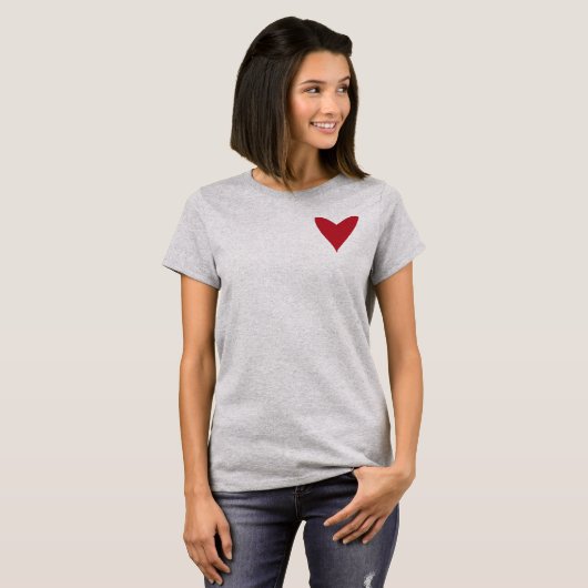 hart t-shirt (Voorkant volledig)