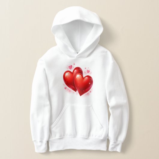 Hart T-shirt voor kinderen, Meisjes Mode  (Laagn)