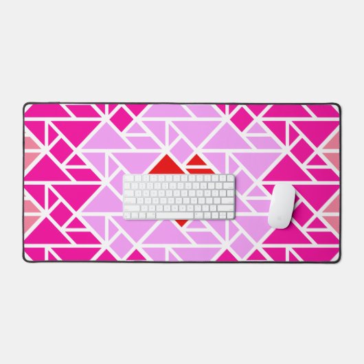 Hart tangrampatroon bureaumat (Keyboard & Muis)