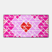 Hart tangrampatroon bureaumat (Voorkant)