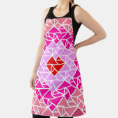 Hart tangrampatroon schort (Insitu)