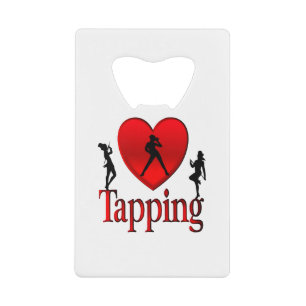 Hart Tap Dance Creditkaart Flessenopener
