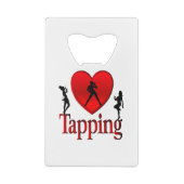 Hart Tap Dance Creditkaart Flessenopener (Achterkant)