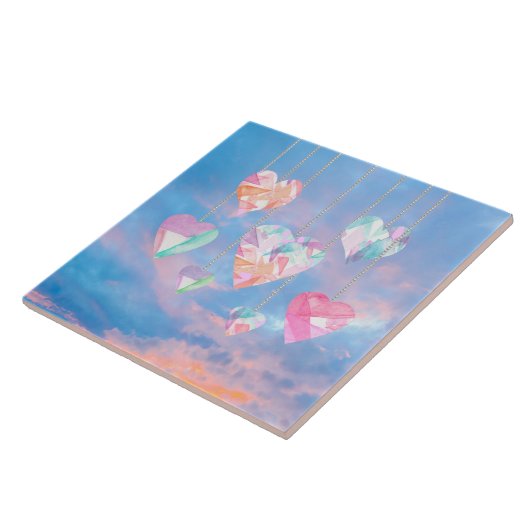 hart tegeltje (Zijkant)