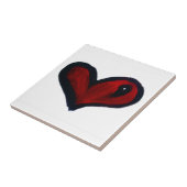 hart tegeltje (Zijkant)