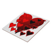 hart tegeltje (Zijkant)