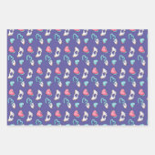 Hart Teken Liefde Doodle Cute Valentijnsdag Inpakpapier Vel (Voorkant 3)