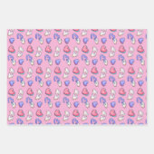 Hart Teken Liefde Doodle Cute Valentijnsdag Inpakpapier Vel (Voorkant 2)