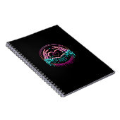 Hart Teken Skelet Hand - Spooky Skeleton Hallowe Notitieboek (Rechterzijde)