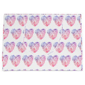 Hart Tekening Custom Gift Bag Groot Cadeauzakje (Voorkant)