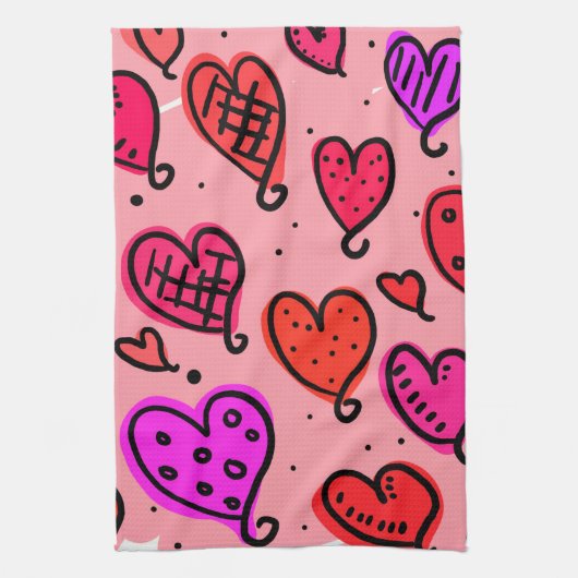 hart theedoek (Verticaal)