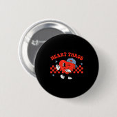 Hart Throb 67 Valentijnsdag Zes Zeven Meme Jongens Ronde Button 5,7 Cm (Voorkant /achterkant)