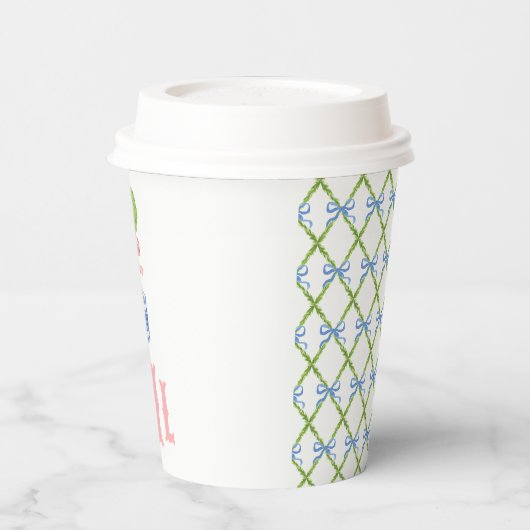 Hart Topiary Tuin | Monogram Papieren Bekers (Links)