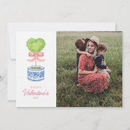 Hart Topiary Valentijnse  Feestdagenkaart