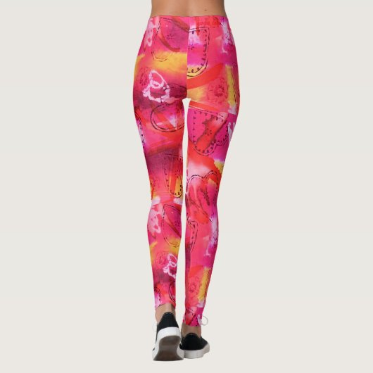 Hart tot hart leggings (Achterkant)