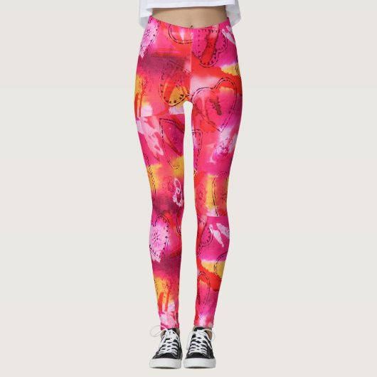Hart tot hart leggings (Voorkant)