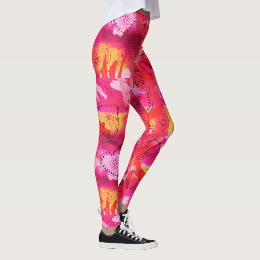 Hart tot hart leggings (Rechts)