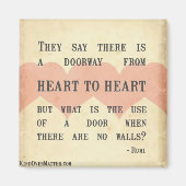 Hart tot hart magneet (Voorkant)