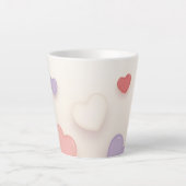 Hart-tot-Hart-mok Latte Mok (Voorkant)