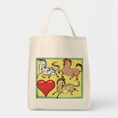 Hart tot hart Pony Grocery Canvas tas (Voorkant)