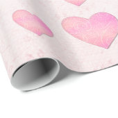 Hart tot hart Valentijnsdag Cadeaupapier (Rol Hoek)