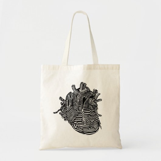 hart tote bag (Voorkant)