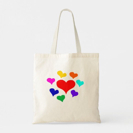 hart tote bag (Achterkant)